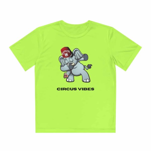 Circus Vibes w/ Black Text Youth Competitor Tee
