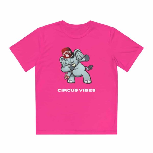 Circus Vibes w/ White Text Youth Competitor Tee