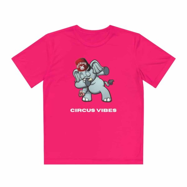 Circus Vibes w/ White Text Youth Competitor Tee