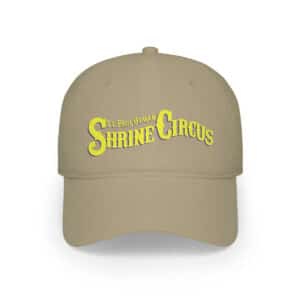 St. Paul Osman Shrine Circus Khaki Low Profile Baseball Cap